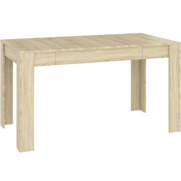 vidaXL Esstisch Sonoma-Eiche 140x74,5x76 cm Holzwerkstoff