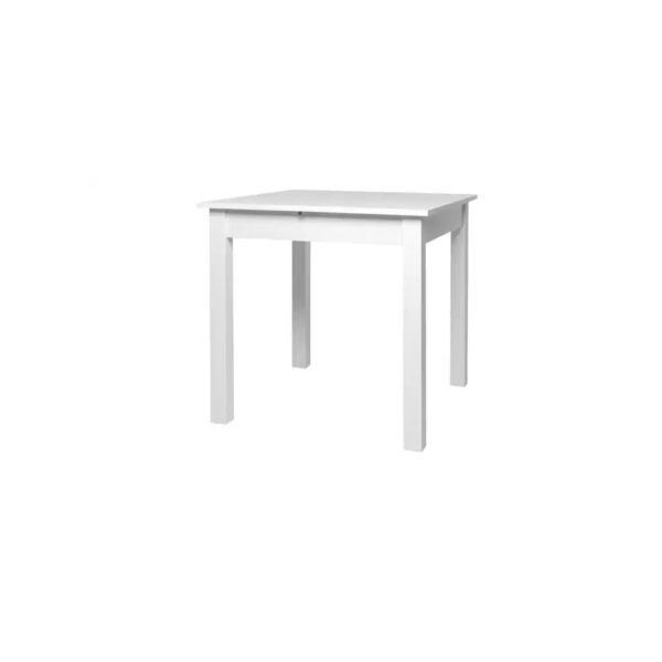 Mid.you Esstisch Weiß quadratisch 80x76.5x80 cm ausziehbar