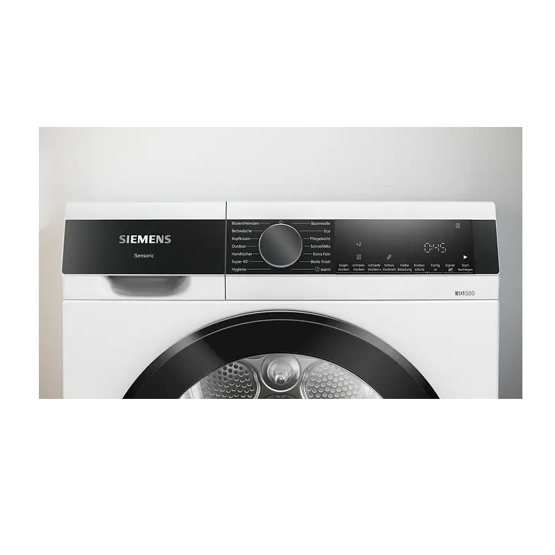 SIEMENS WQ33G2D41 Wärmepumpentrockner iQ500 (9,0 kg, Weiß) – Bild 2